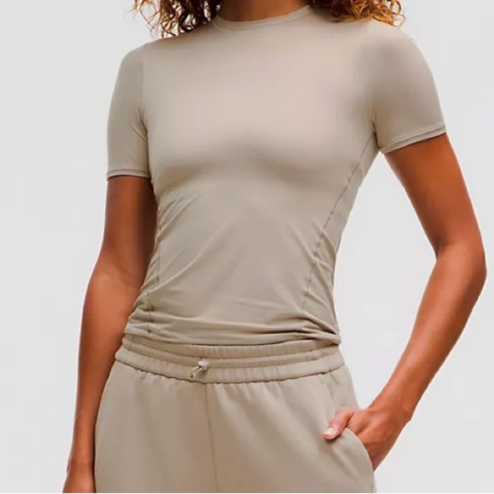 Lululemon Wundermost Ultra-Soft Nulu Hip-Length Crewneck Shirt